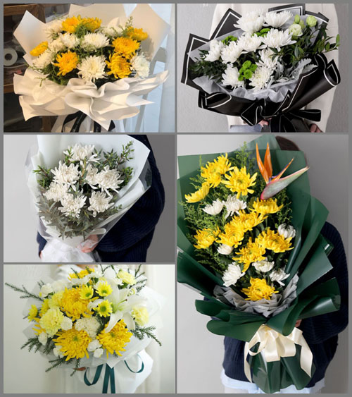 上海徐汇区枫林街道白事花束代送